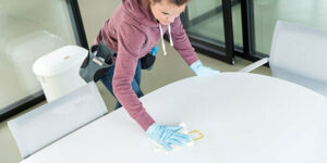 Oberfläche - Nassreinigung